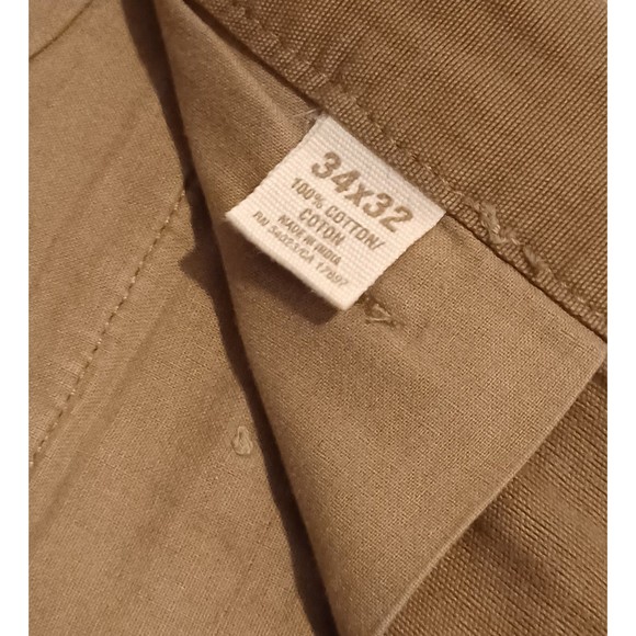 Old Navy Men's Khaki Chino Pants Size 34x32 - Picture 9 of 9